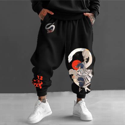 Unisex Anime Inspired Vintage Pants丨Demon Slayer