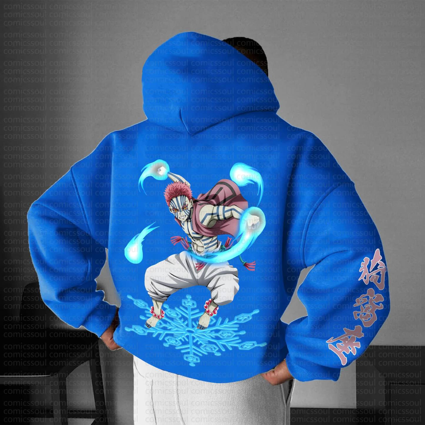 Unisex Anime Graphic Streetwear Vintage Hoodie丨Demon Slayer X Pokémon