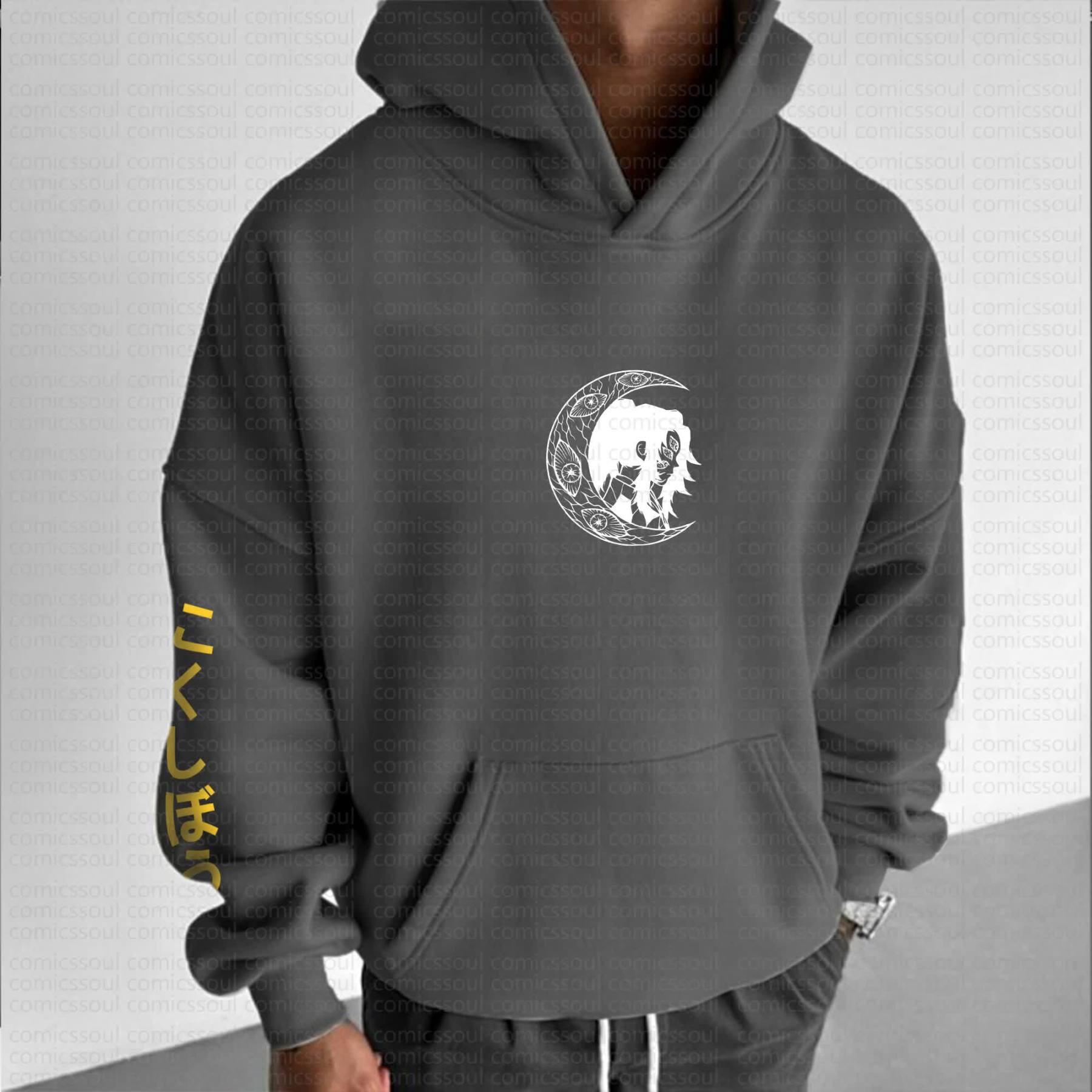 Unisex Anime Graphic Streetwear Vintage Hoodie丨Demon Slayer