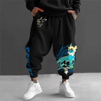 Unisex Anime Inspired Vintage Pants丨Pokémon
