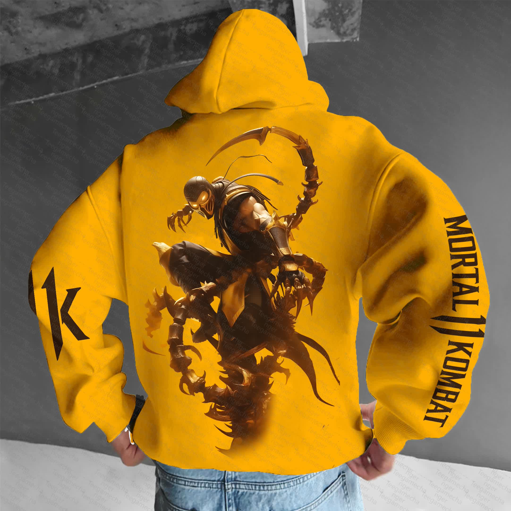 Unisex “Mortal Kombat” Anime Graphic Streetwear Vintage Hoodie