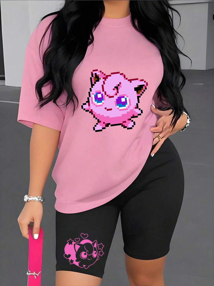 Unisex "Pokémon" Anime Inspired Vintage T-Shirt