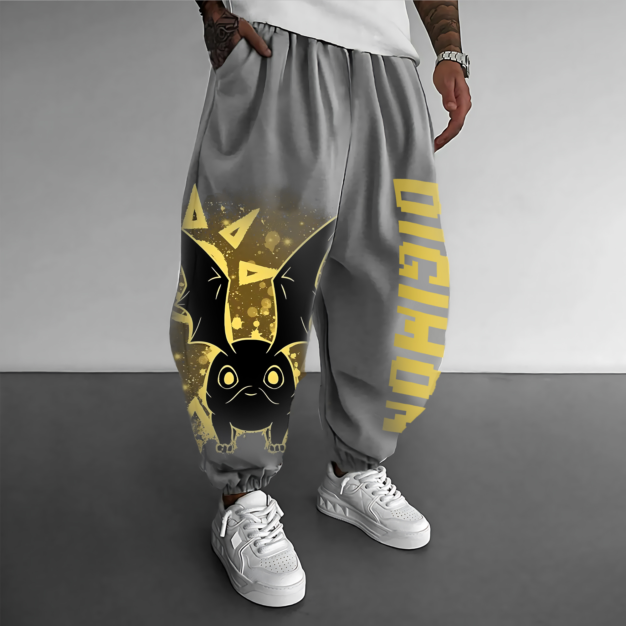 Unisex “Digimon” Anime Style Retro Pants