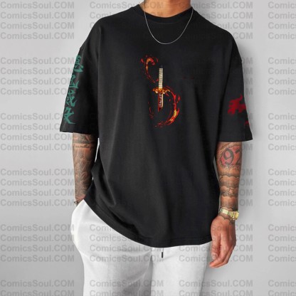 Unisex Anime Inspired Vintage T-Shirt| KNY