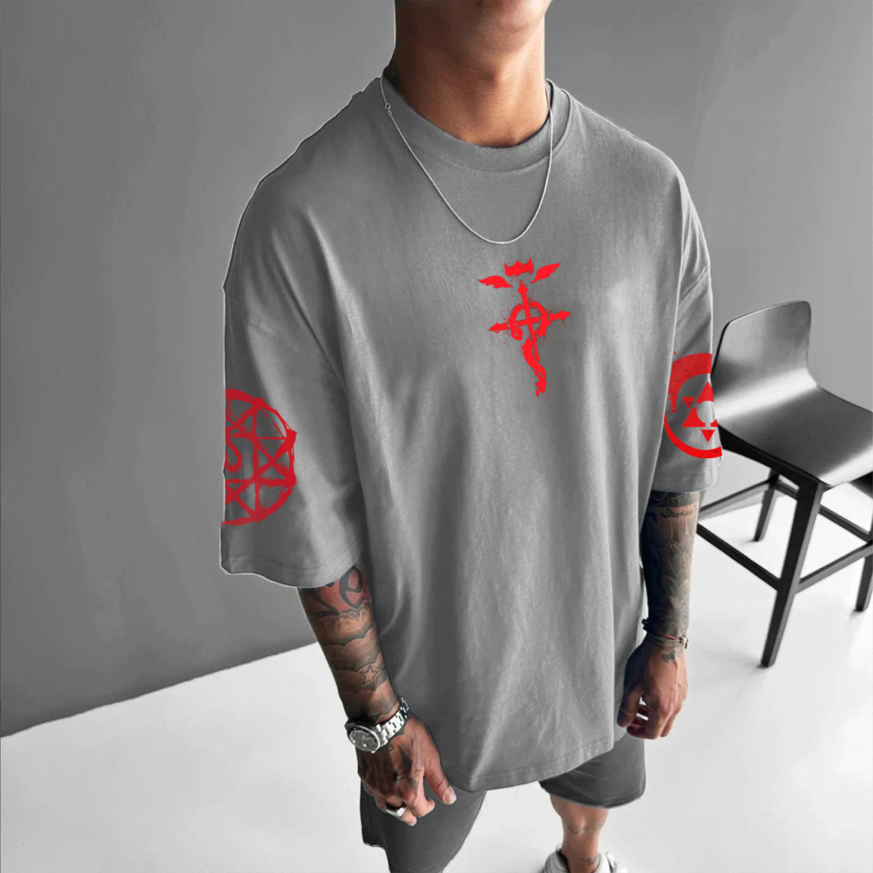 Unisex  "Fullmetal Alchemist" Anime Inspired Vintage T-Shirt