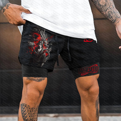 Unisex  “NARUTO” Casual Anime Streetwear Gym Shorts