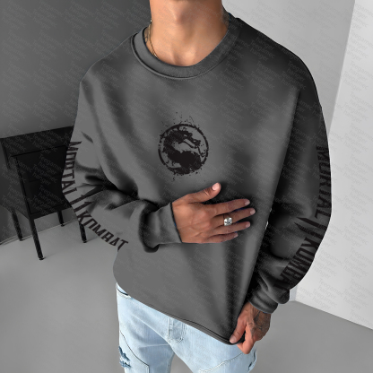 Unisex "Mortal Kombat" Anime Graphic Inspired Vintage Sweatshirt