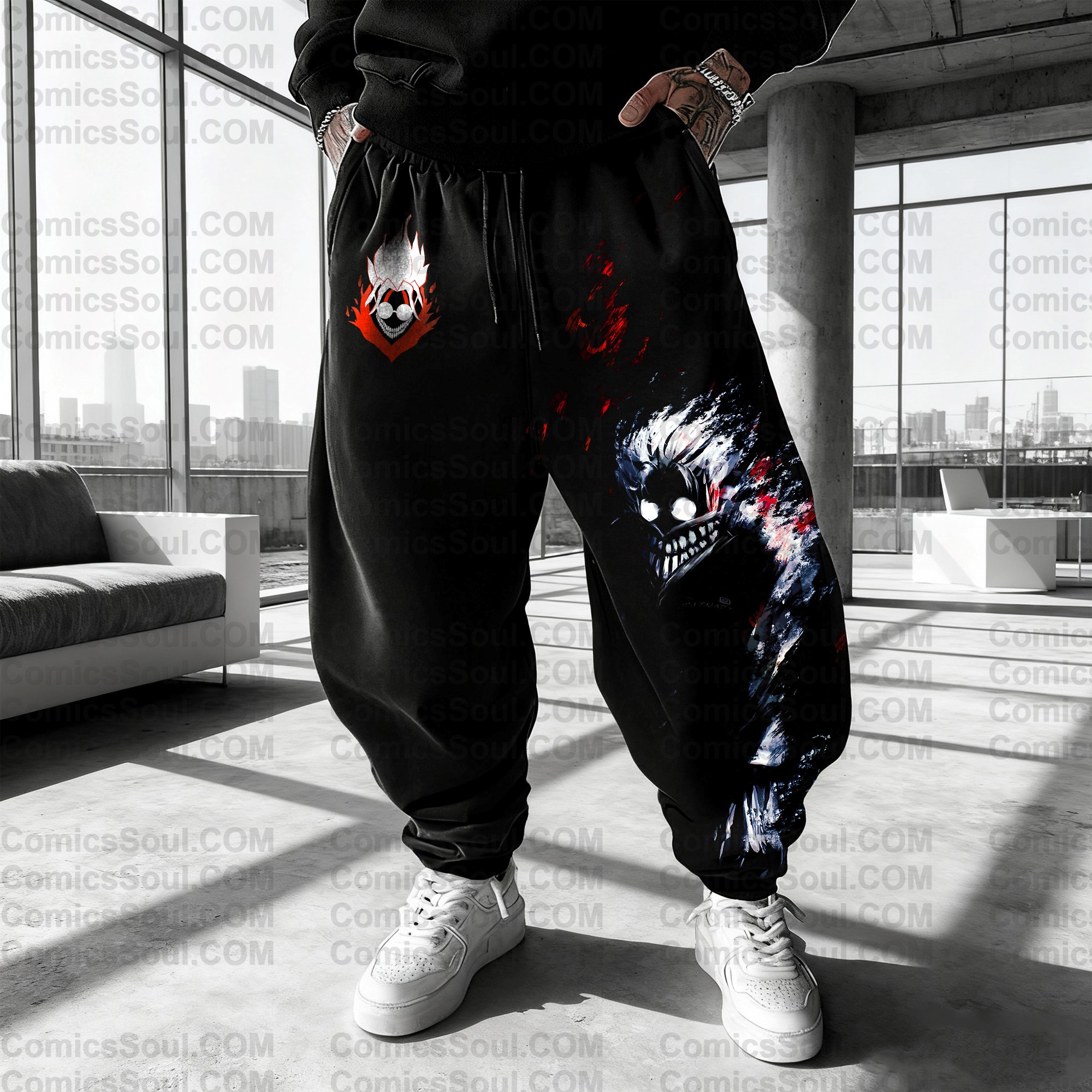 Unisex Anime Inspired Vintage Plush Pants