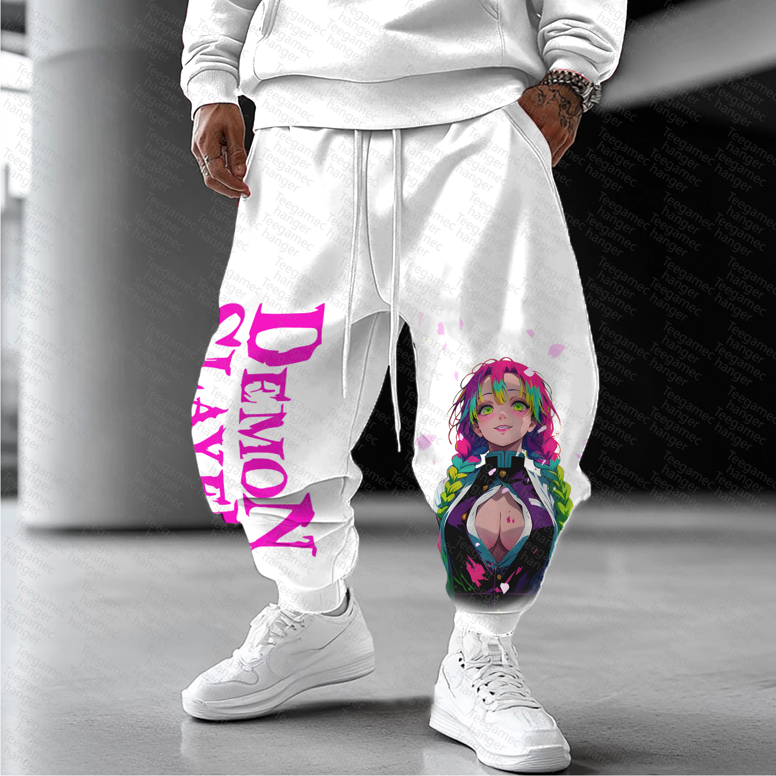 Unisex  Casual Anime Streetwear Pants