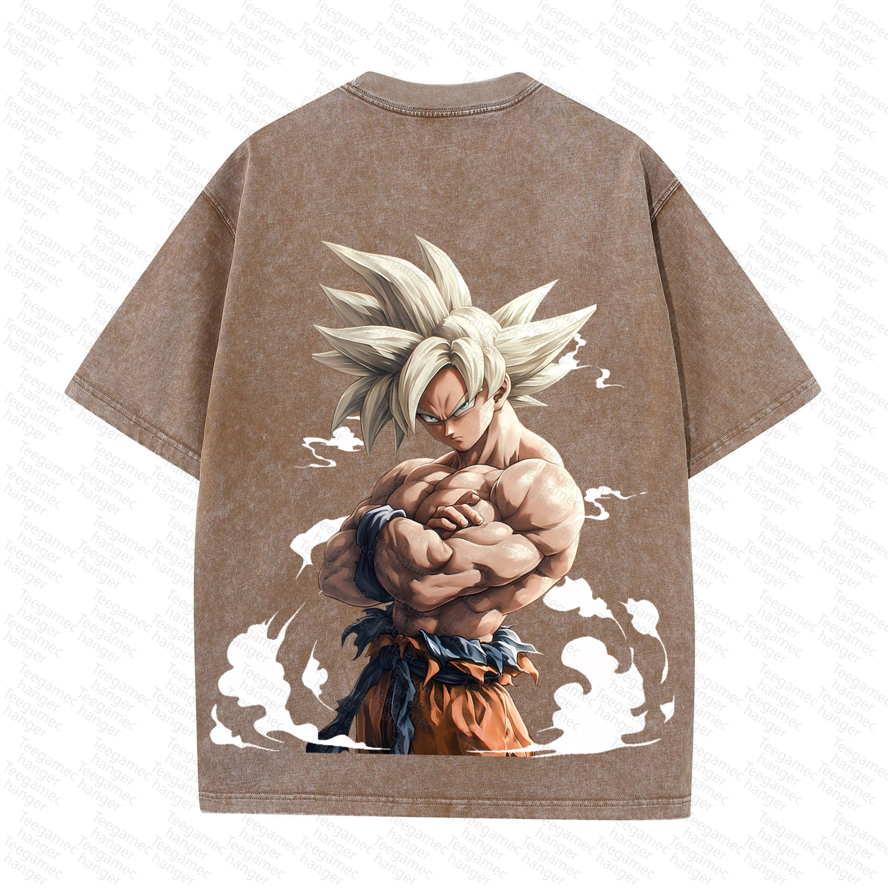 Unisex High Quality Inspired Vintage Washed 3D Direct Injection T-Shirt