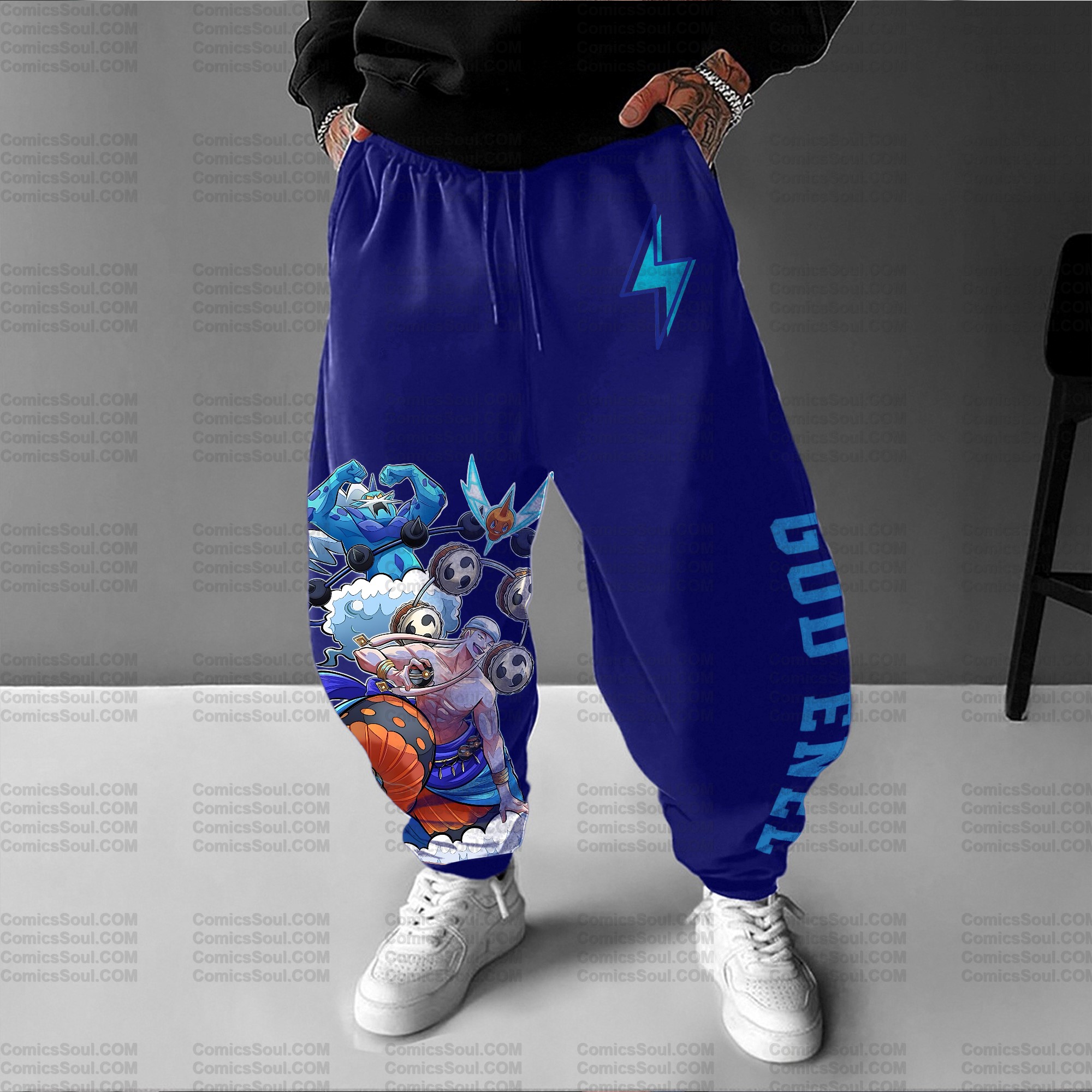 Unisex Anime Inspired Vintage Plush Pants