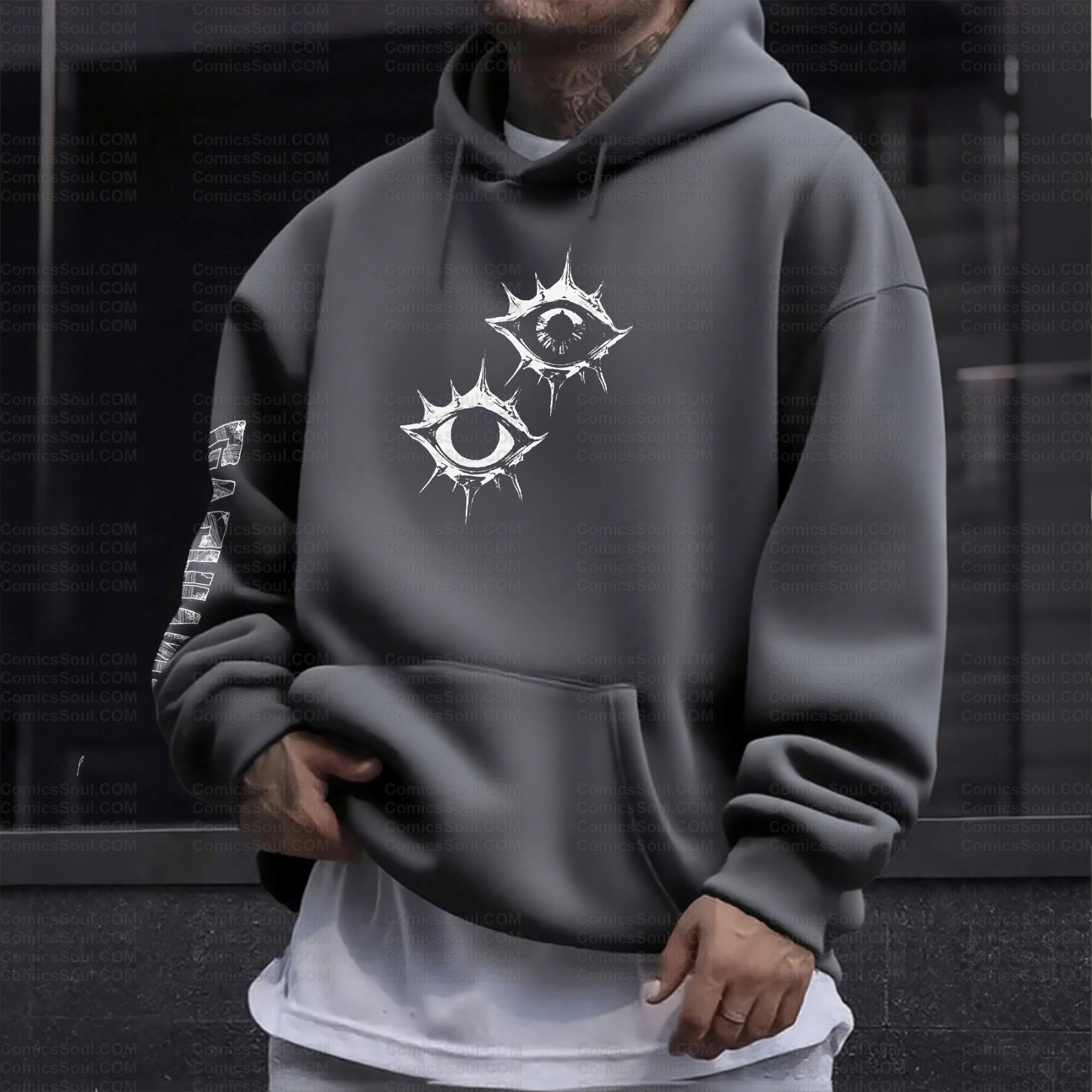 Unisex Graphic Streetwear Vintage Plush Hoodie