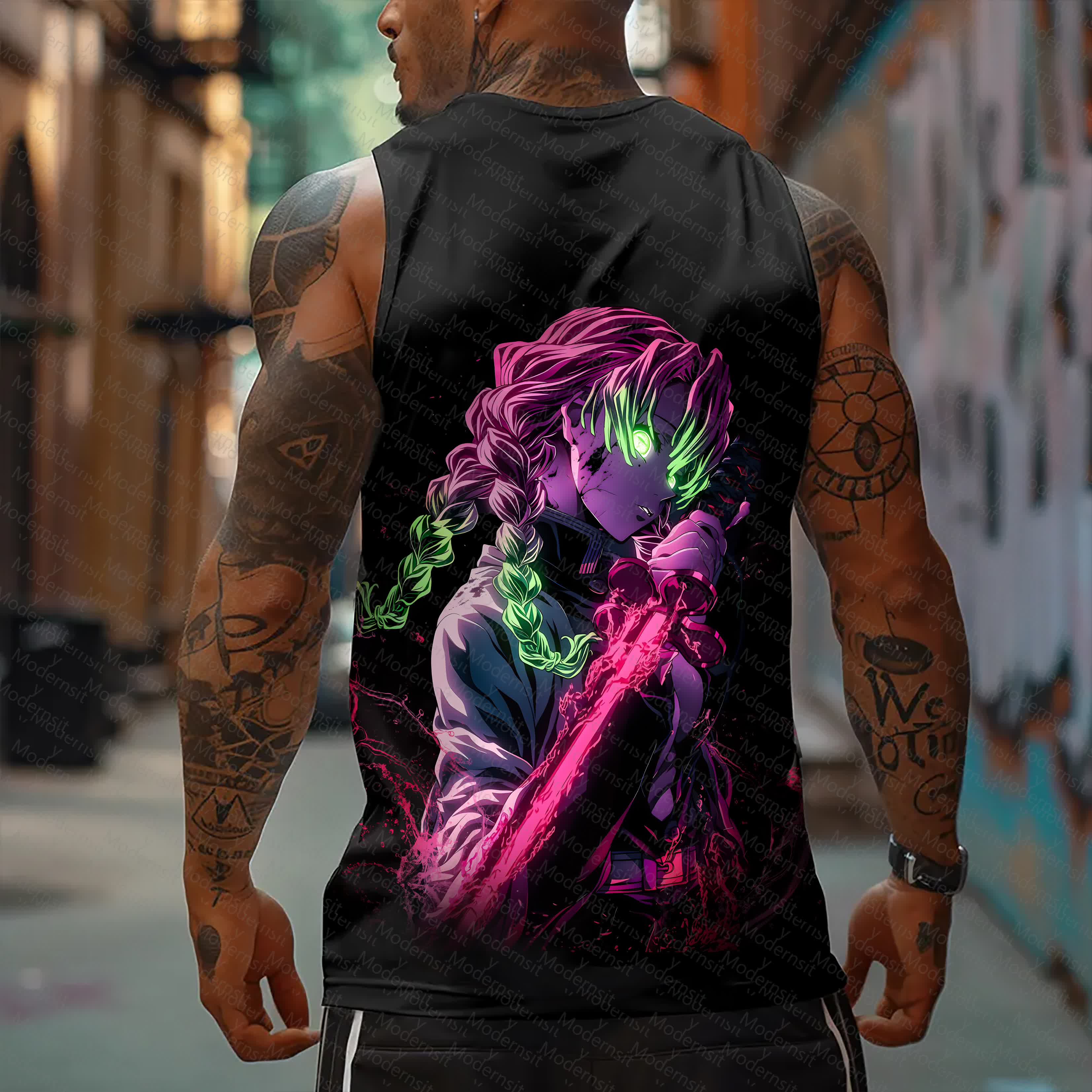 Unisex  “Demon Slayer” Casual Anime  Tank Top
