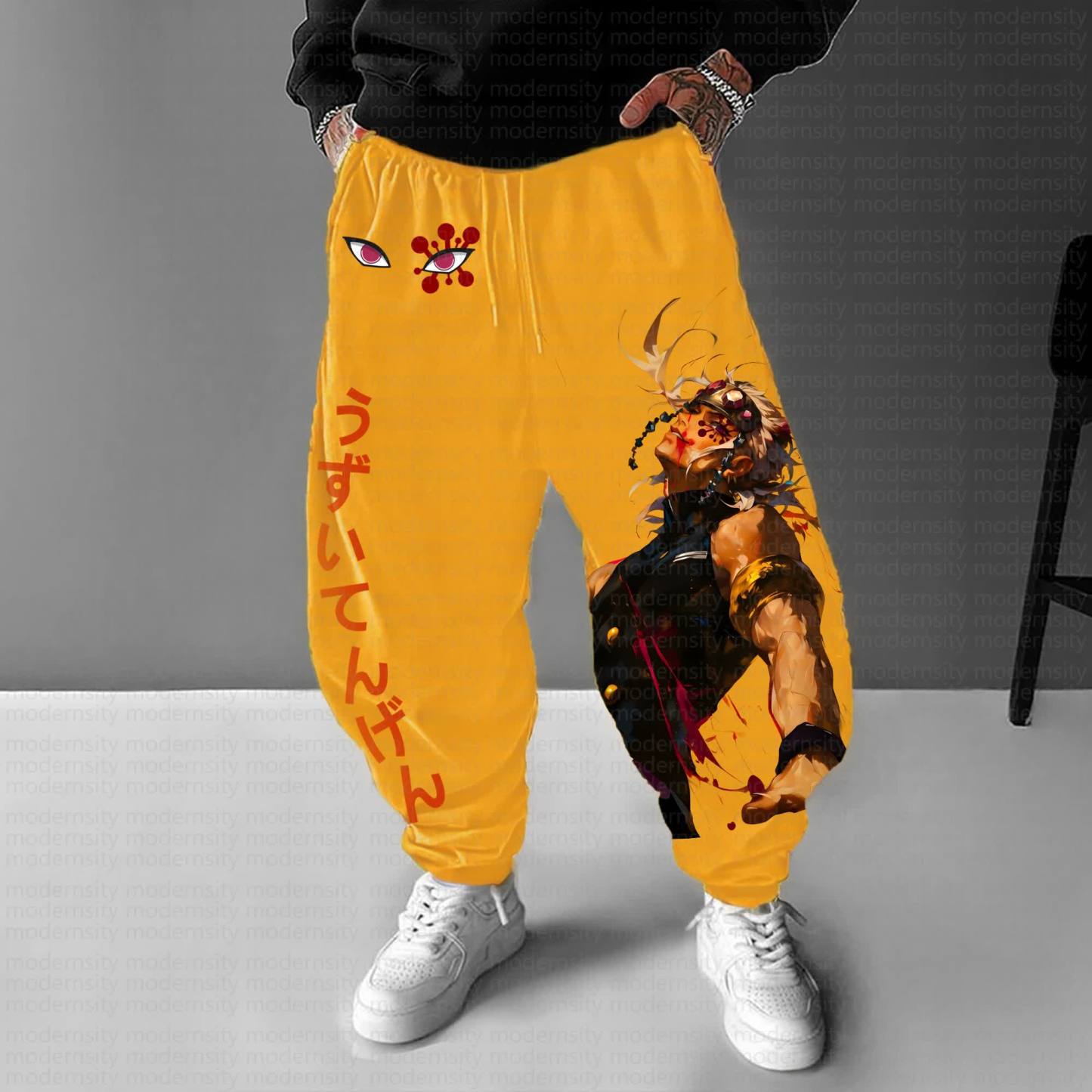 Unisex Anime Inspired Vintage Pants丨Demon Slayer X Pokémon