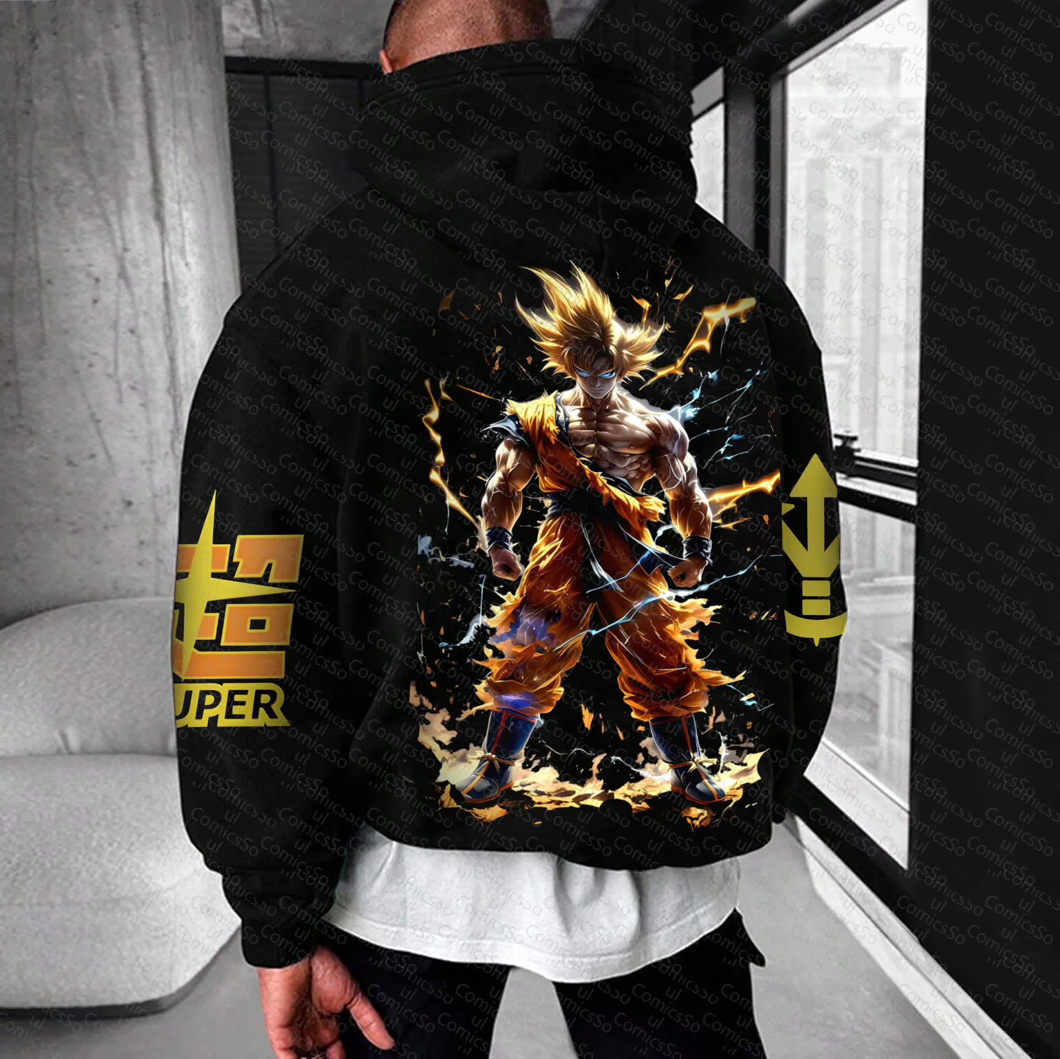 Unisex “Dragon Ball” Anime Graphic Streetwear Vintage Hoodie