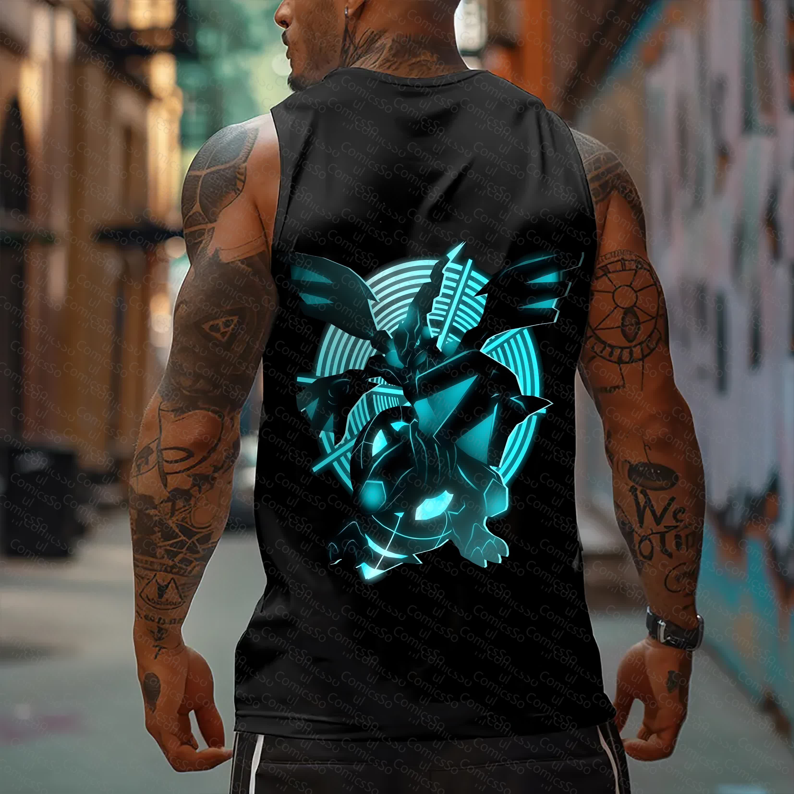 Unisex  “Pokémon” Casual Anime  Tank Top