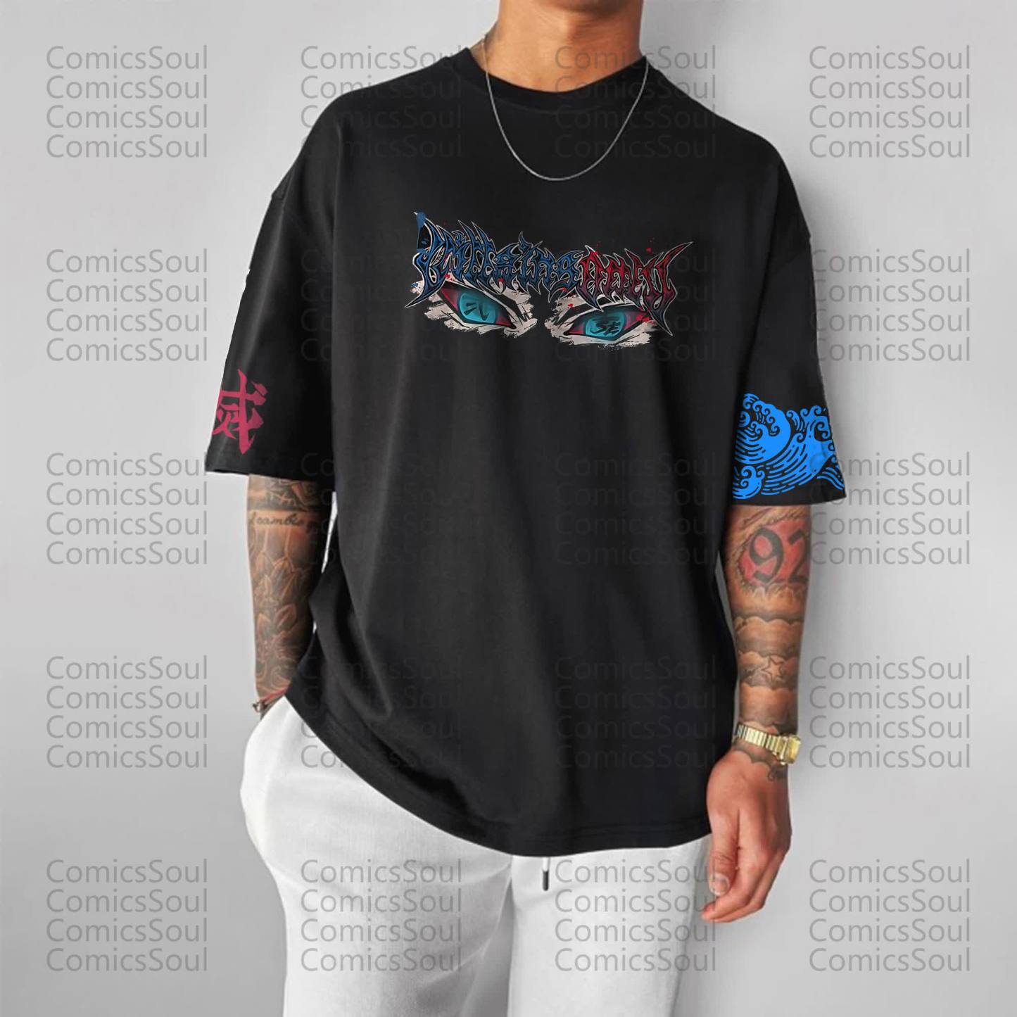 Unisex Anime Inspired Vintage T-Shirt丨Demon Slayer