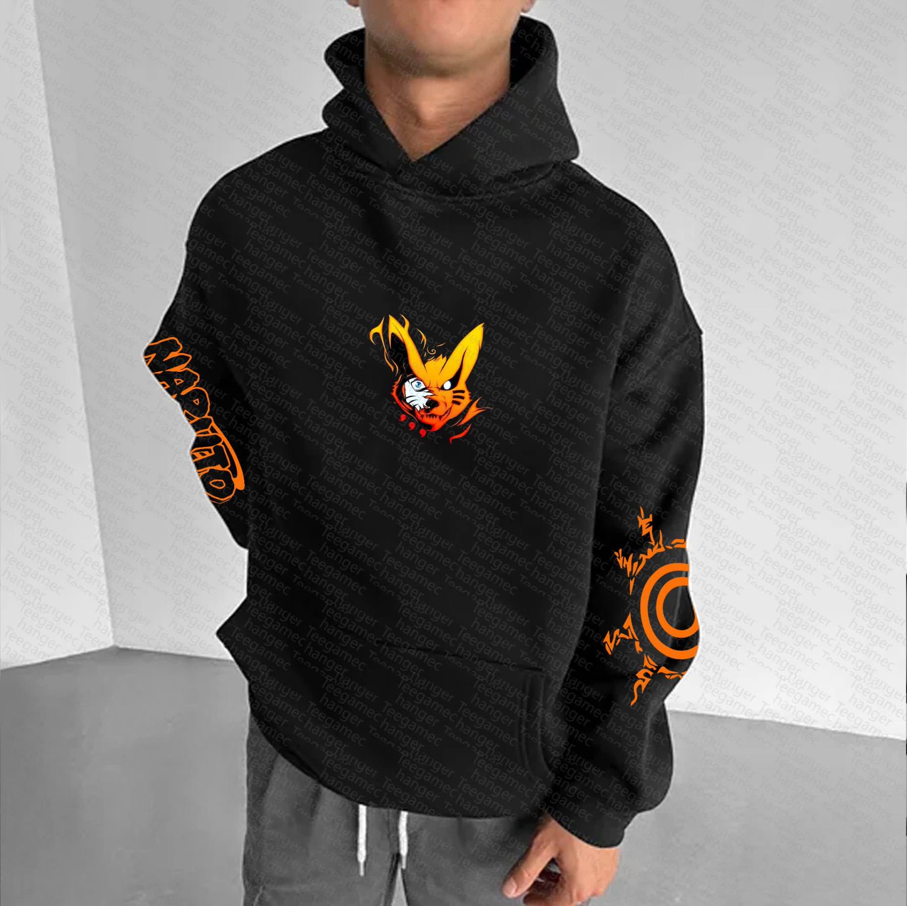 Unisex “NARUTO” Anime Graphic Streetwear Vintage Hoodie