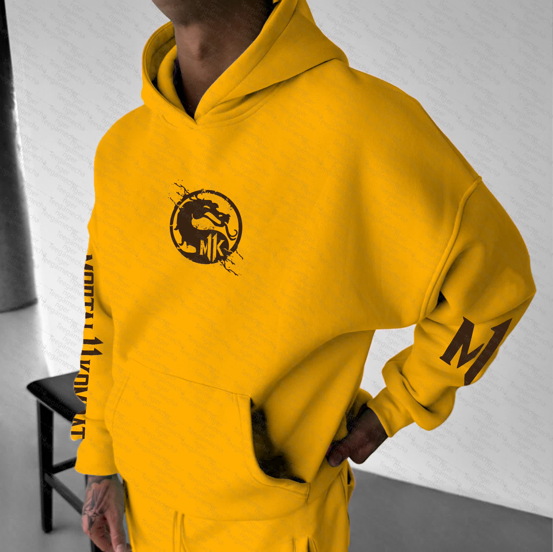 Unisex “Mortal Kombat” Anime Graphic Streetwear Vintage Hoodie