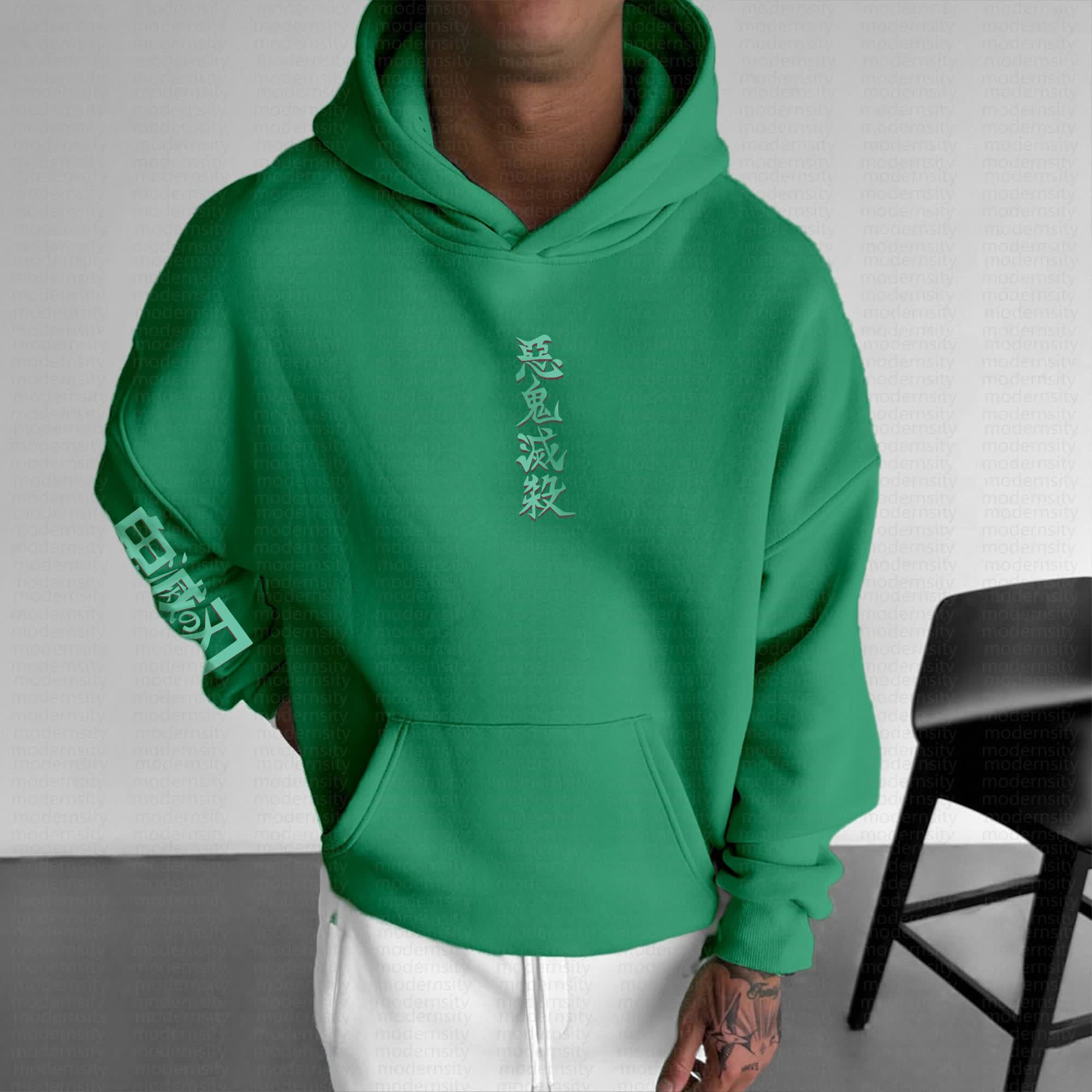 Unisex Anime Graphic Streetwear Vintage Hoodie丨Demon Slayer