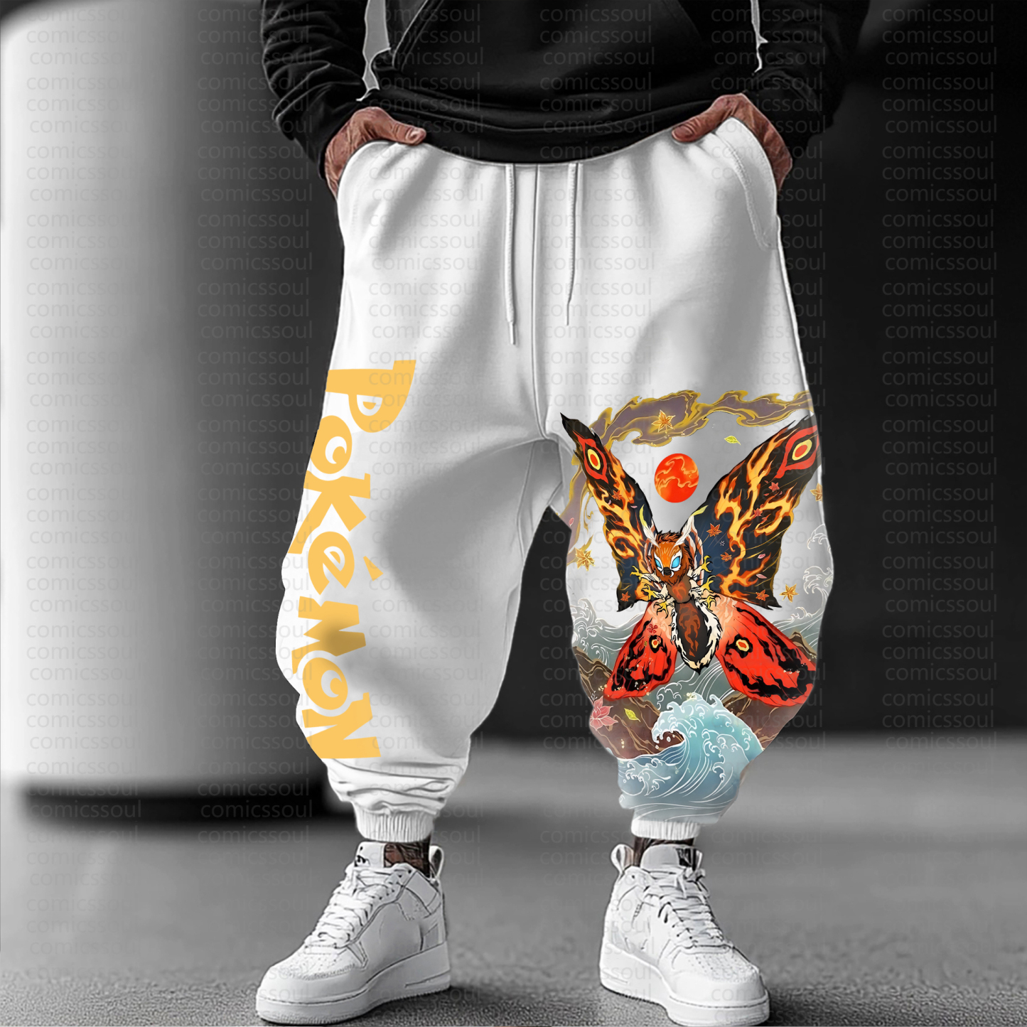 Unisex Anime Inspired Vintage Pants丨Pokémon