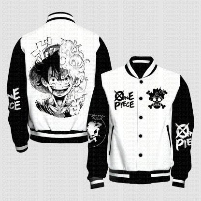 Unisex Vintage Anime Graphic Jacket