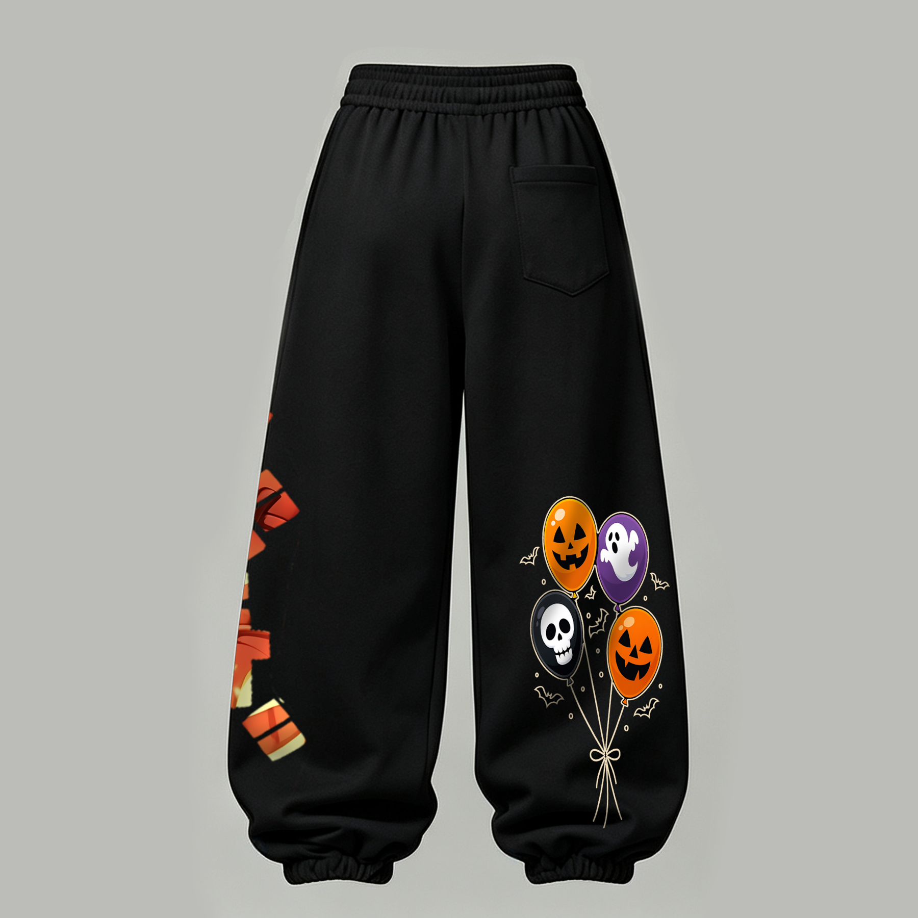 Pokémon Halloween Series Cropped Long Sleeve Hoodie & High Waist Jogger Pants Two Piece