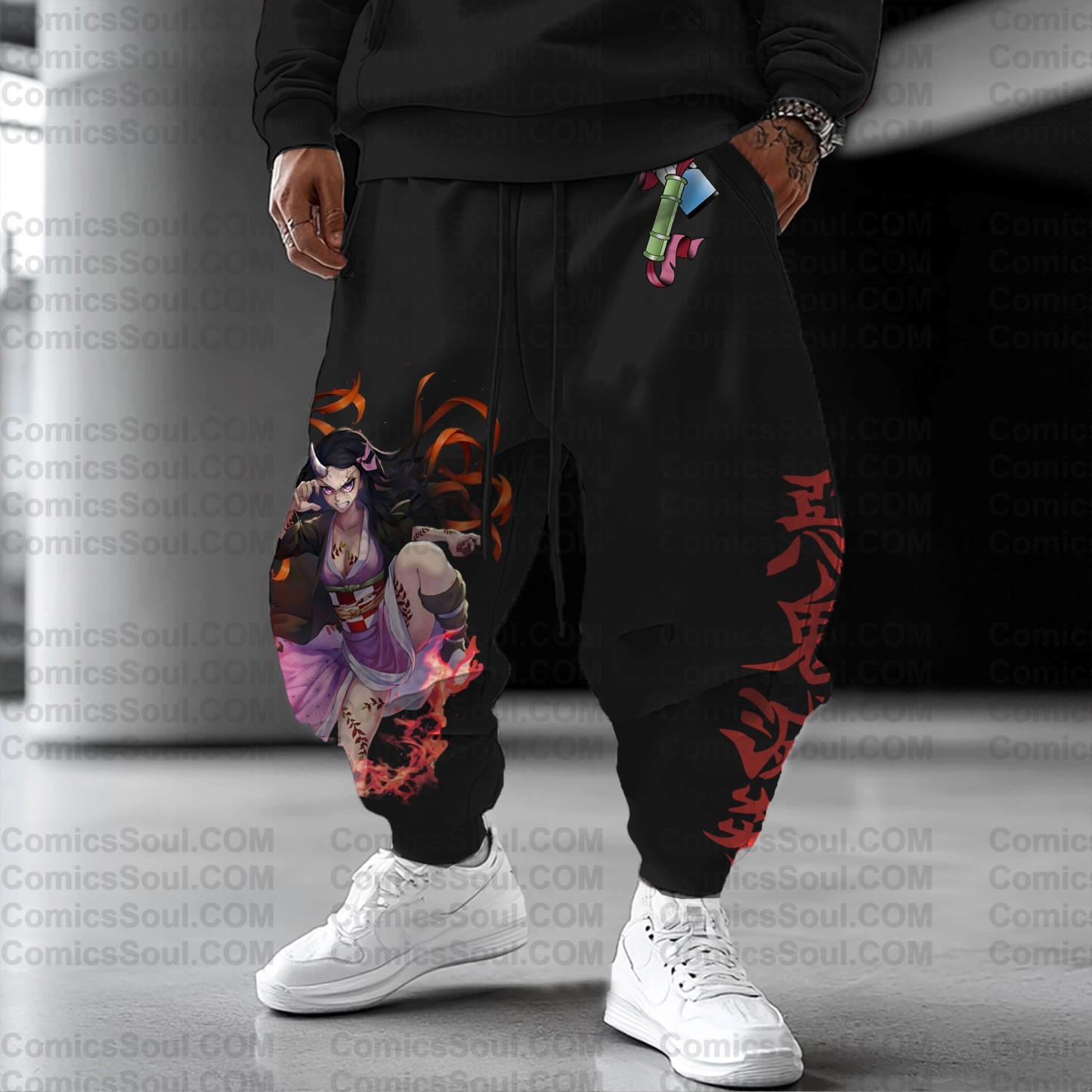 Unisex Anime Inspired Vintage Pants丨Demon Slayer
