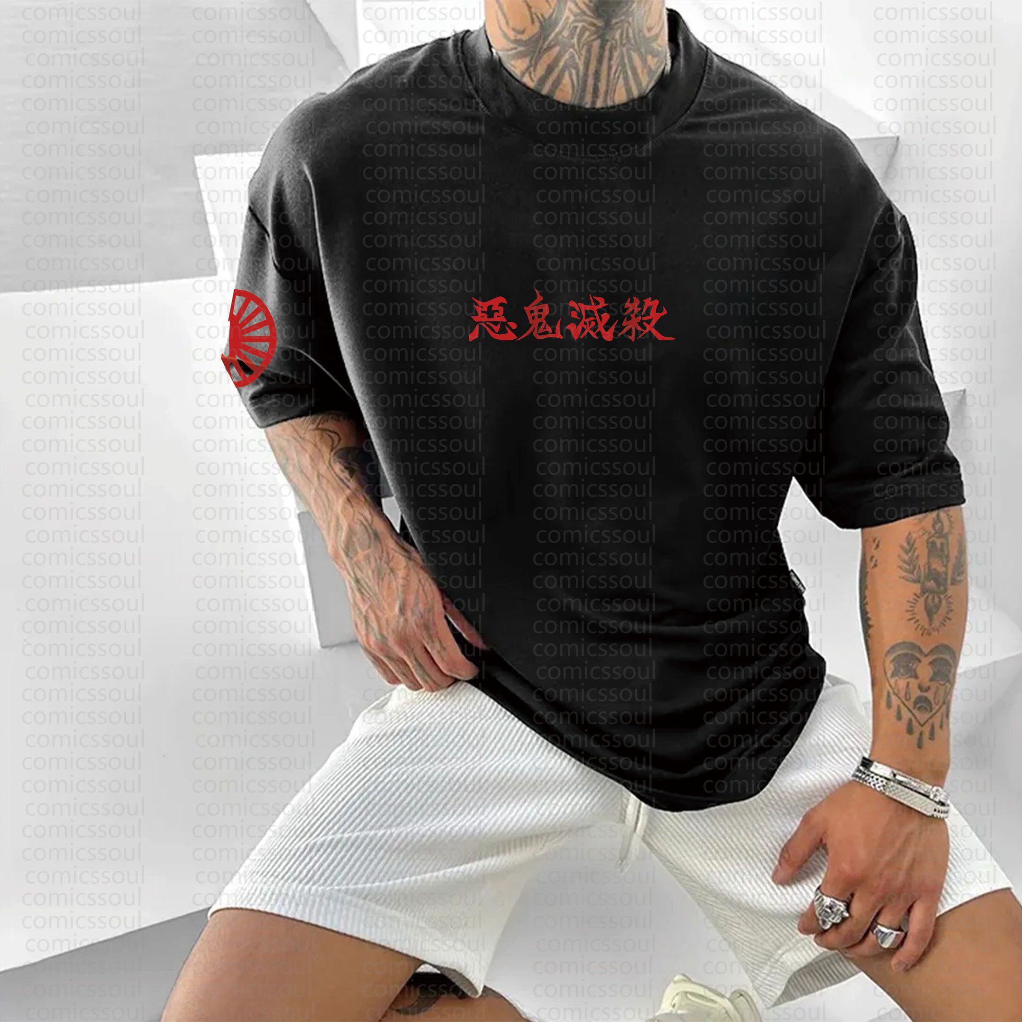 Unisex Anime Inspired Vintage T-Shirt | Demon Slayer