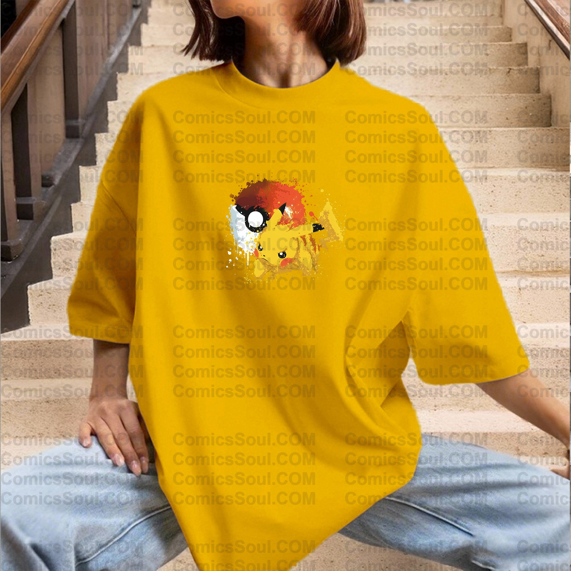"Pokémon" Anime Inspired Vintage T-Shirt