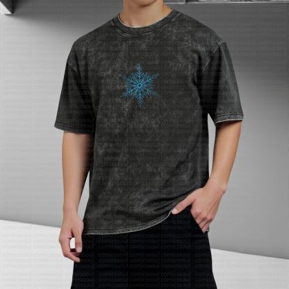 Unisex Anime Inspired Vintage Washed T-Shirt丨Demon Slayer