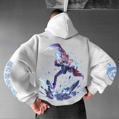 Unisex Anime Graphic Streetwear Vintage Hoodie丨Fullmetal Alchemist