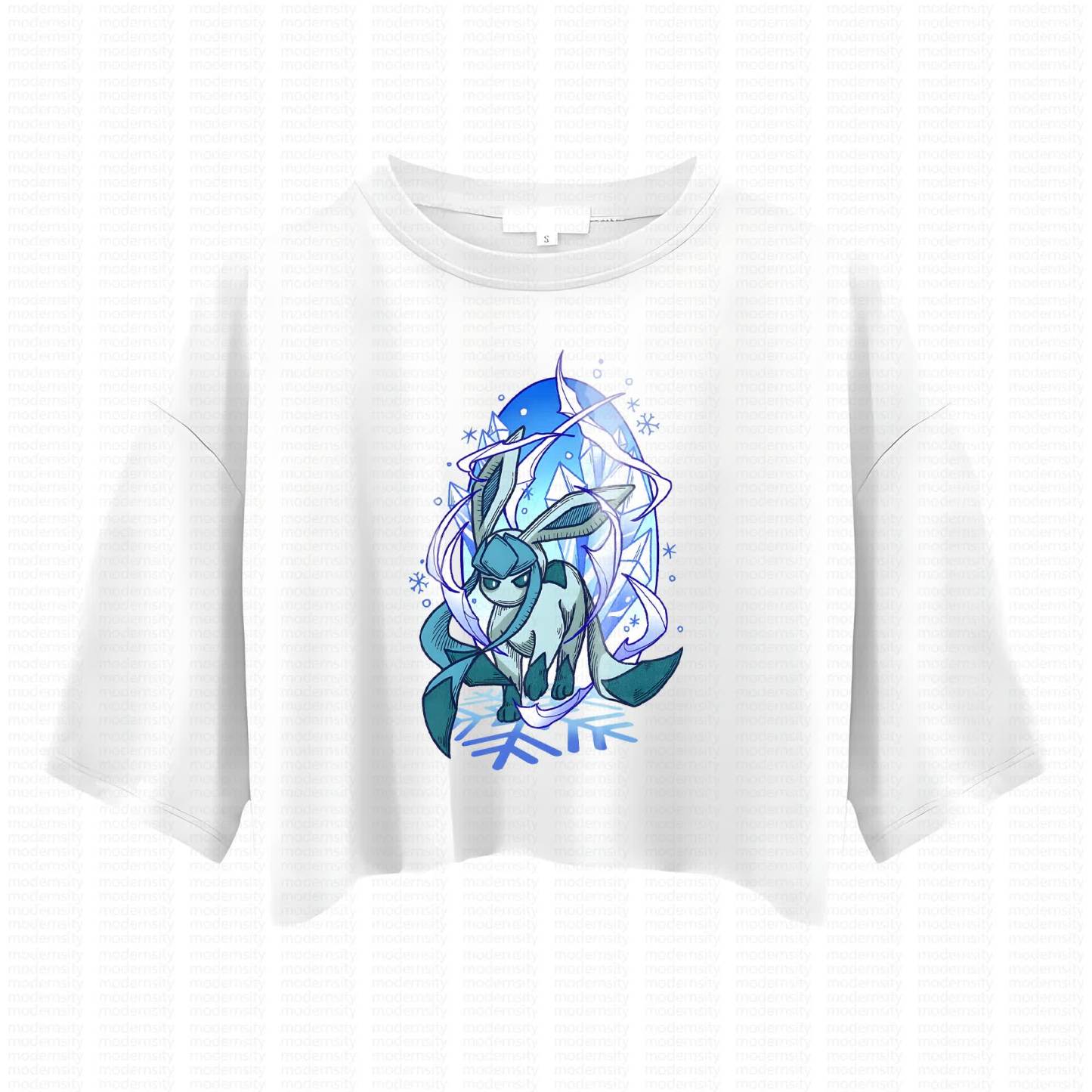 Cute and playful "Pokémon" summer women's cropped top