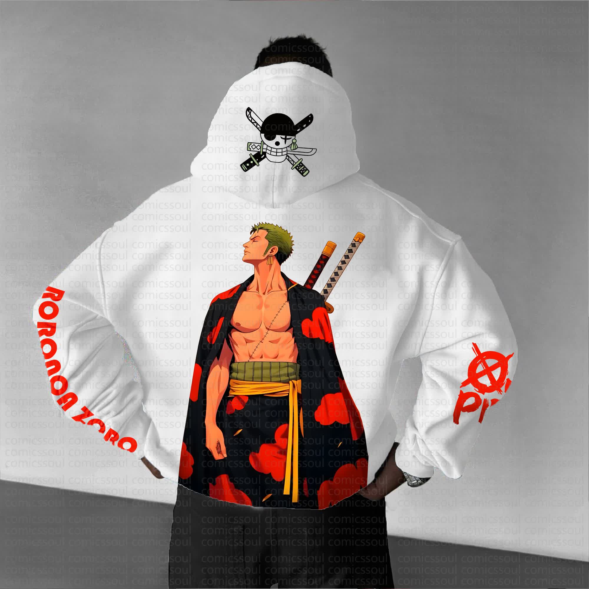 Unisex Anime Graphic Streetwear Vintage Hoodie丨One Piece