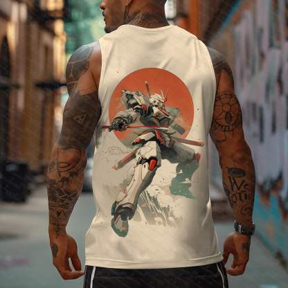 Unisex  “Gundam Series” Casual Anime  Tank Top