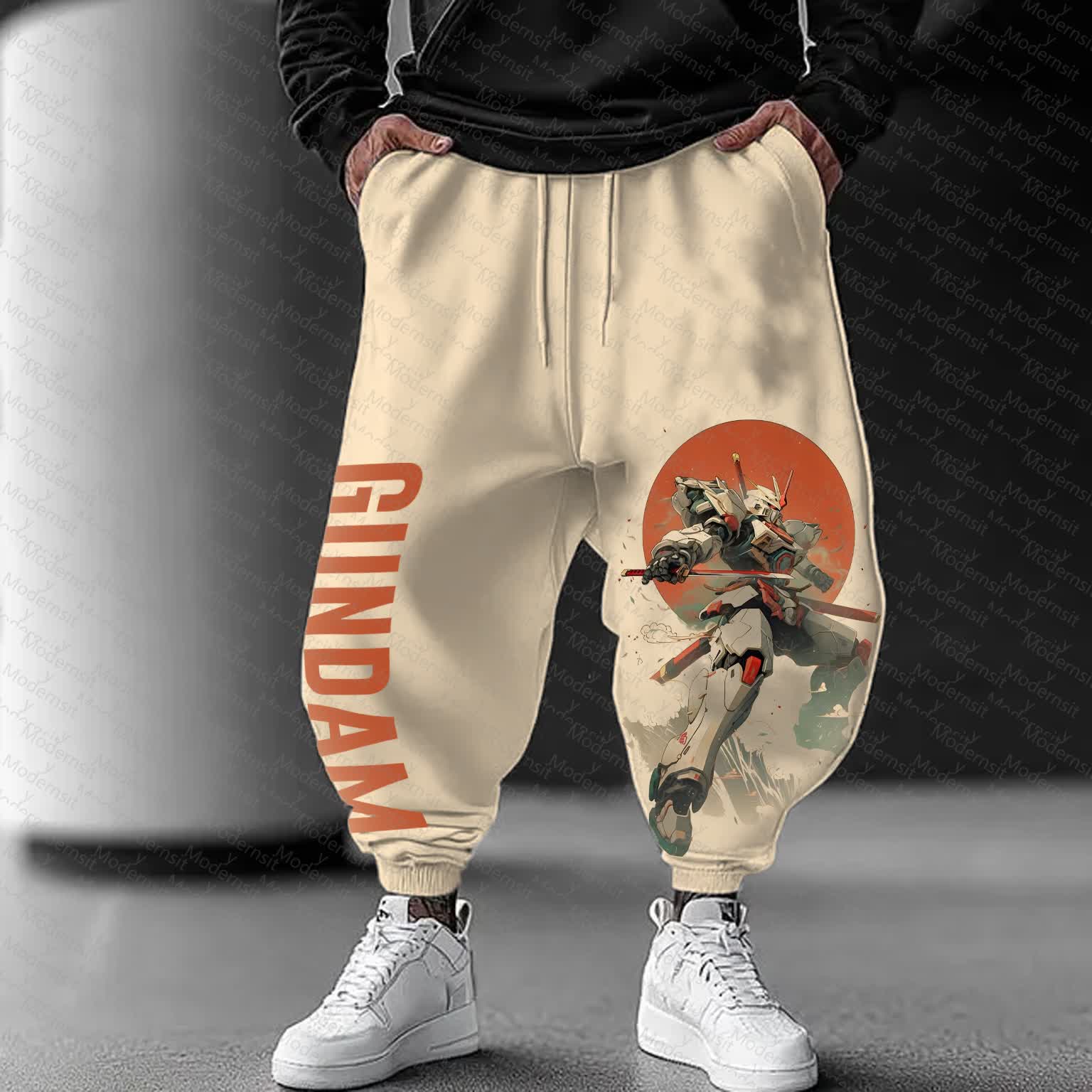 Unisex  “Gundam Series” Casual Anime Streetwear Pants