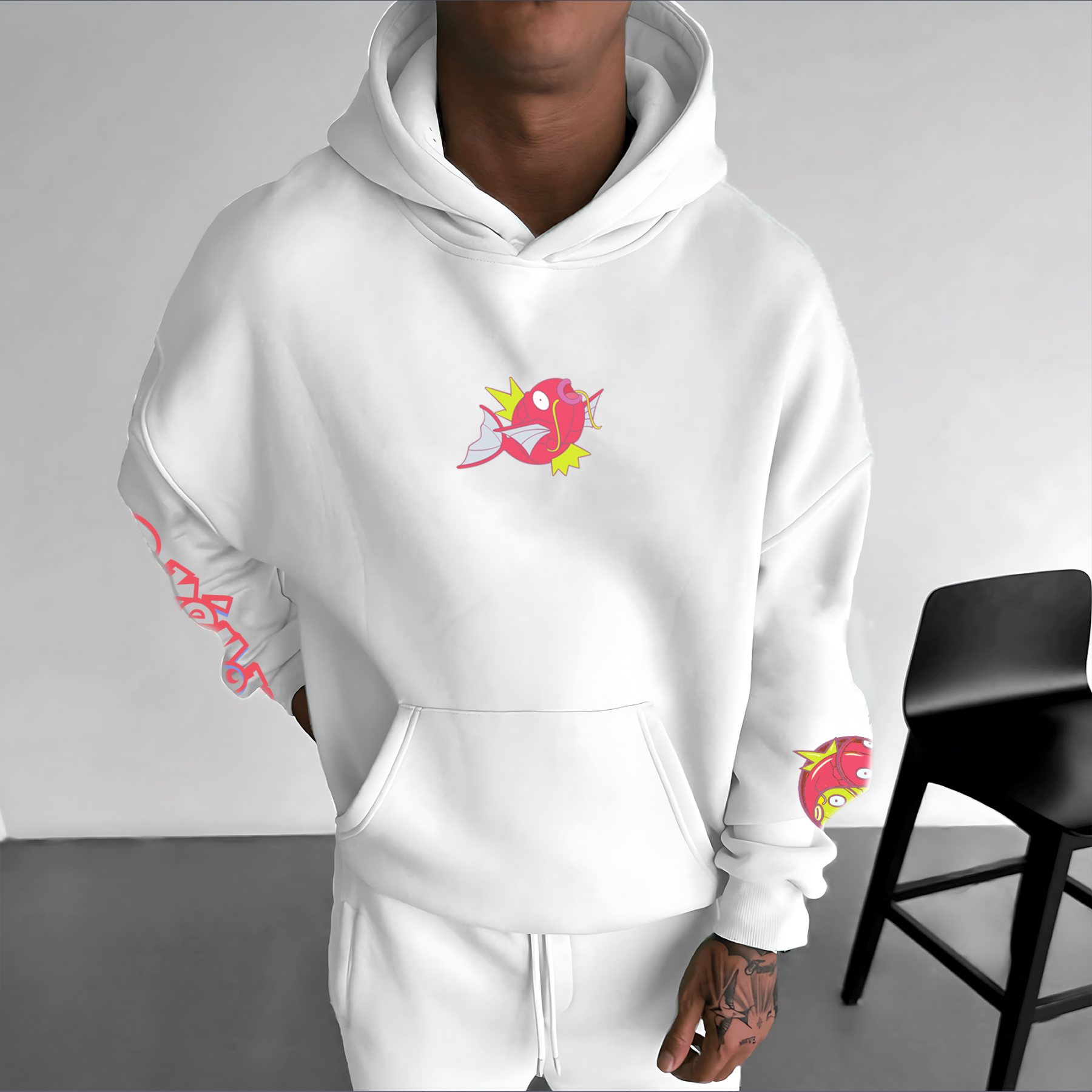 Unisex Anime Graphic Streetwear Vintage Hoodie