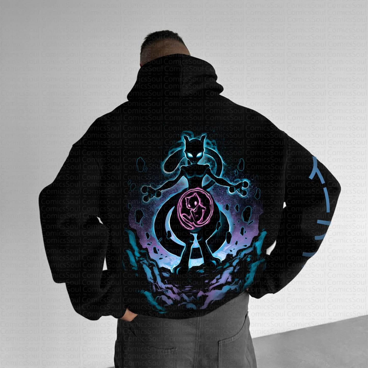 Unisex Anime Graphic Streetwear Vintage Hoodie丨Demon Slayer X Pokémon