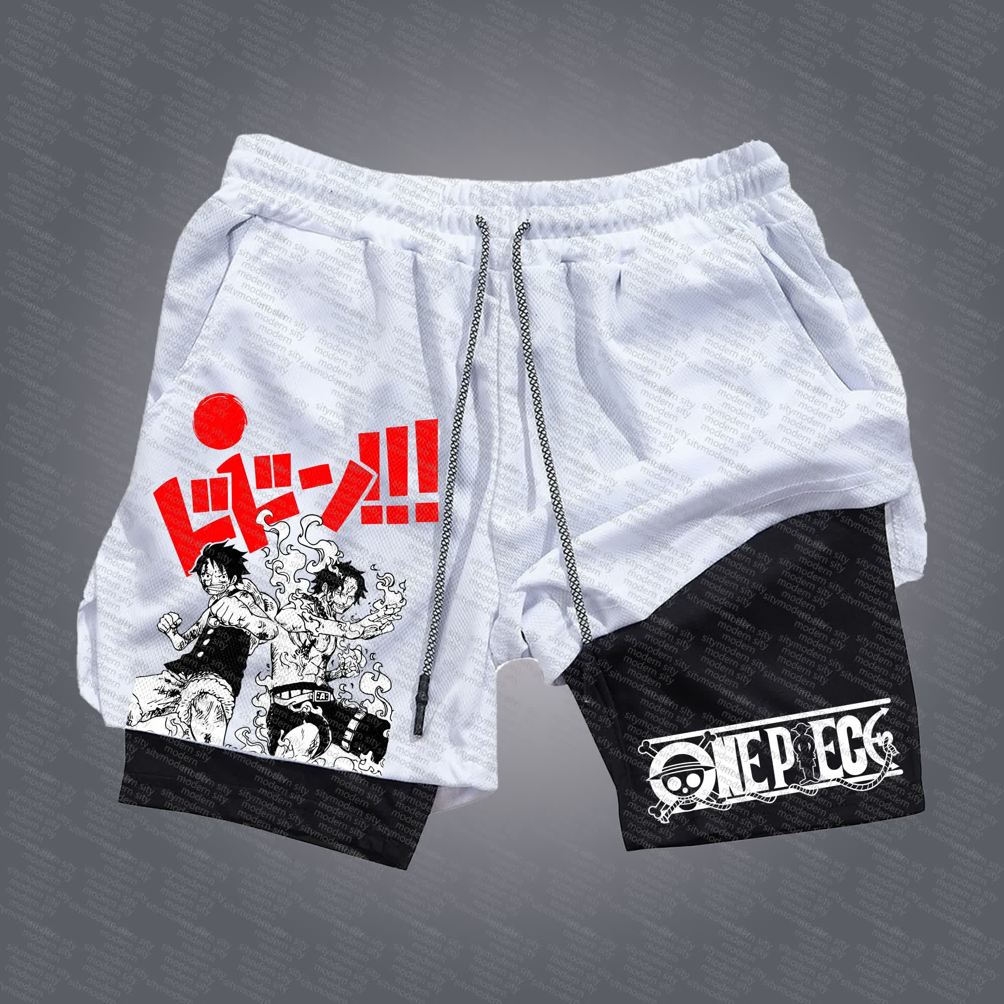 Unisex Casual Anime Streetwear Shorts | One Piece