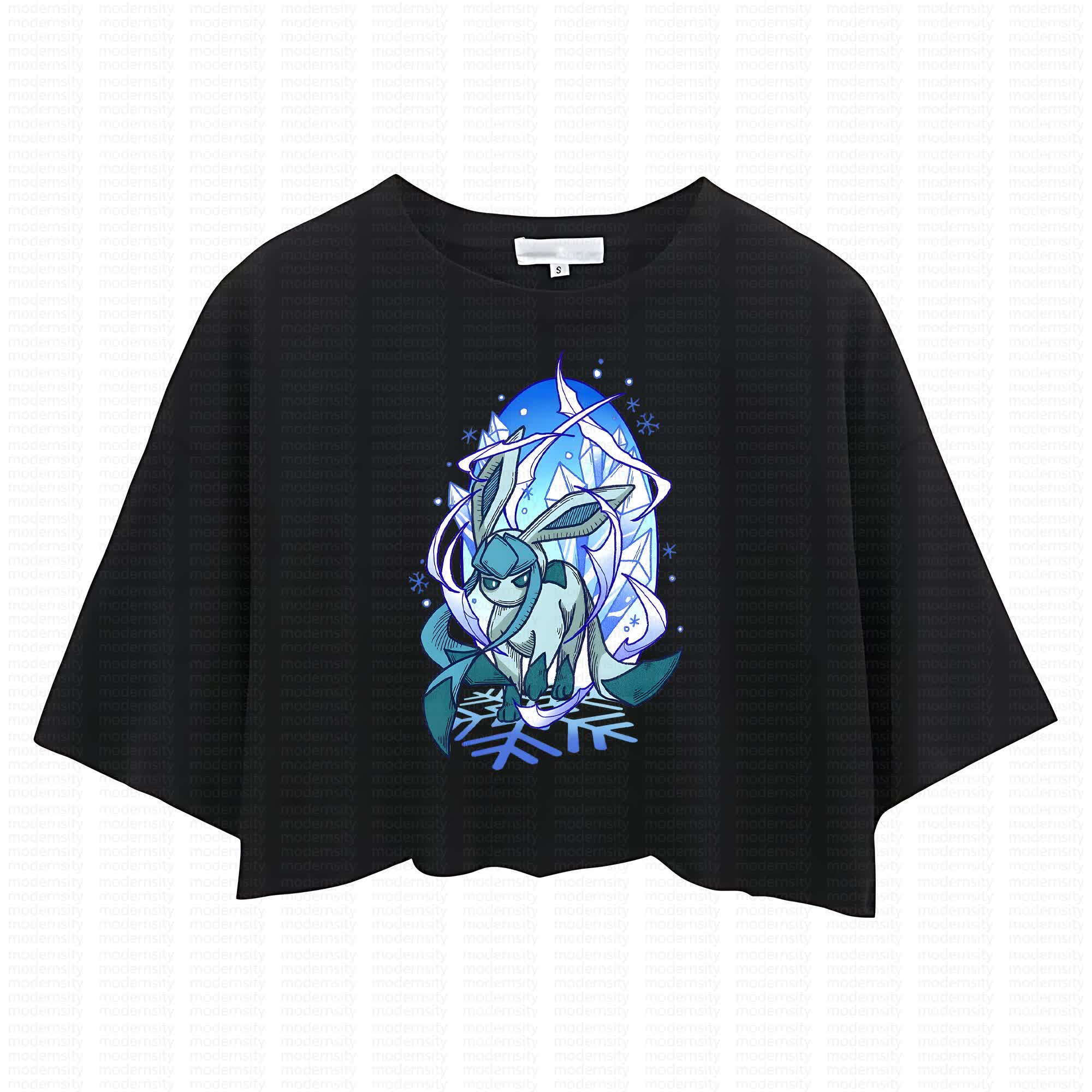 Cute and playful "Pokémon" summer women's cropped top