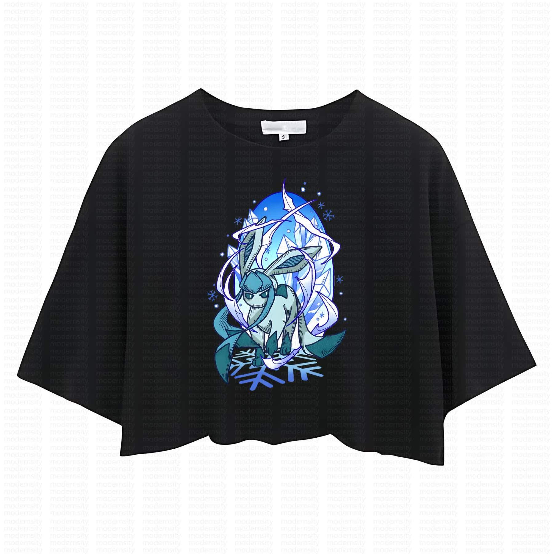 Cute and playful "Pokémon" summer women's cropped top