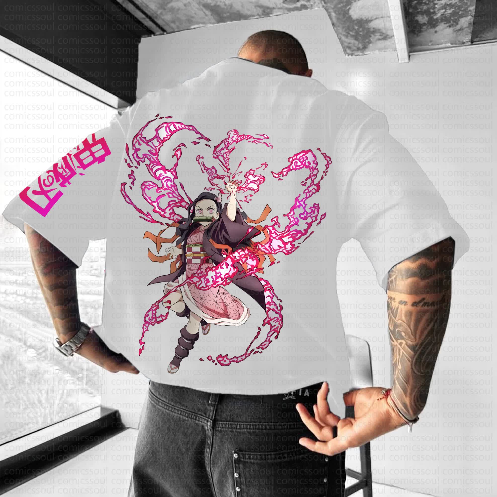 Unisex Anime Inspired Vintage T-Shirt丨Demon Slayer