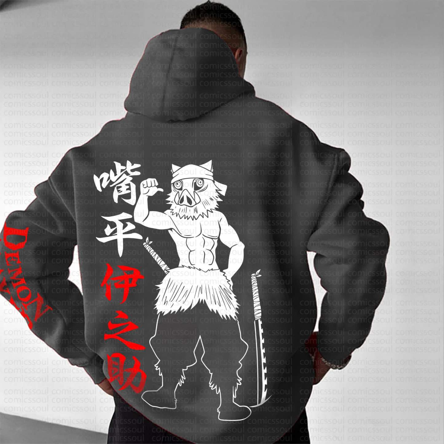 Unisex Anime Graphic Streetwear Vintage Hoodie丨Demon Slayer X Pokémon