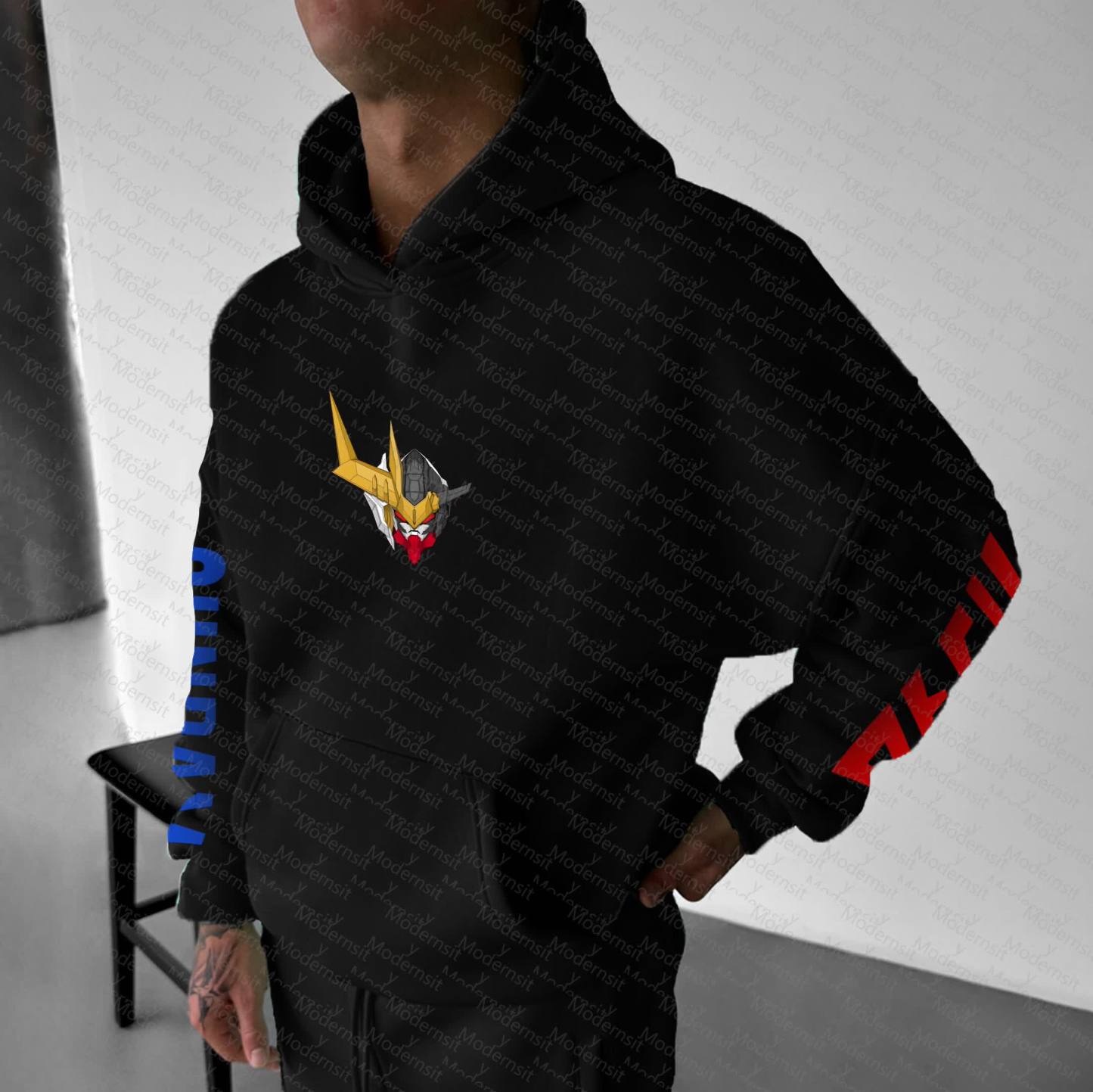Unisex “Gundam Series” Anime Graphic Streetwear Vintage Hoodie