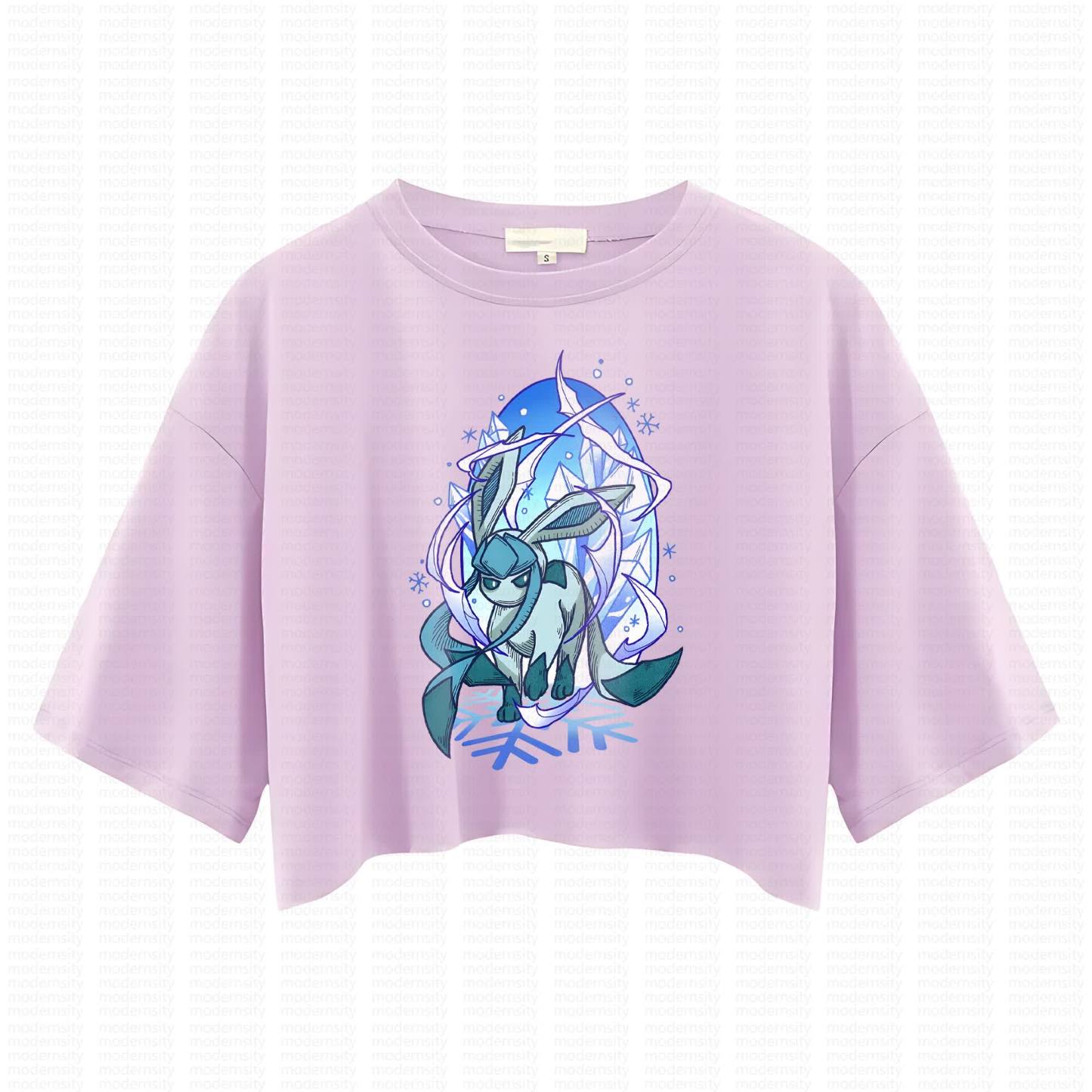 Cute and playful "Pokémon" summer women's cropped top