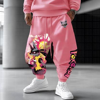 Unisex  “Pokémon” Casual Anime Streetwear Pants