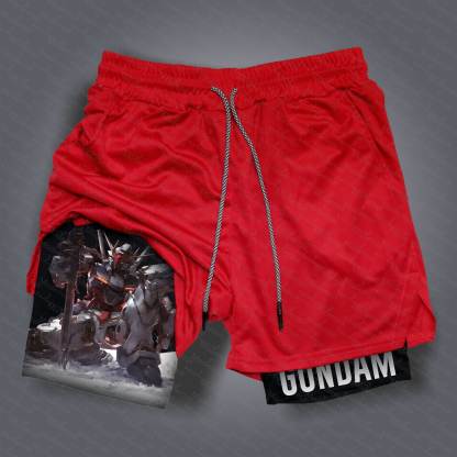 Unisex  “Gundam Series” Casual Anime Streetwear Shorts
