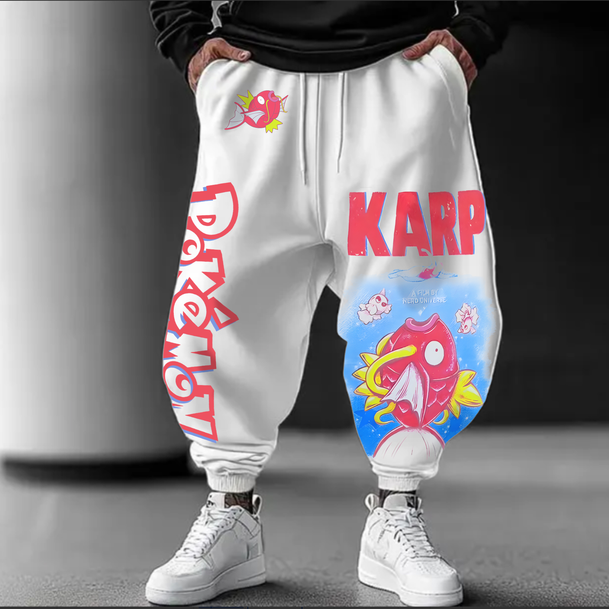 Unisex Casual Anime Streetwear Pants