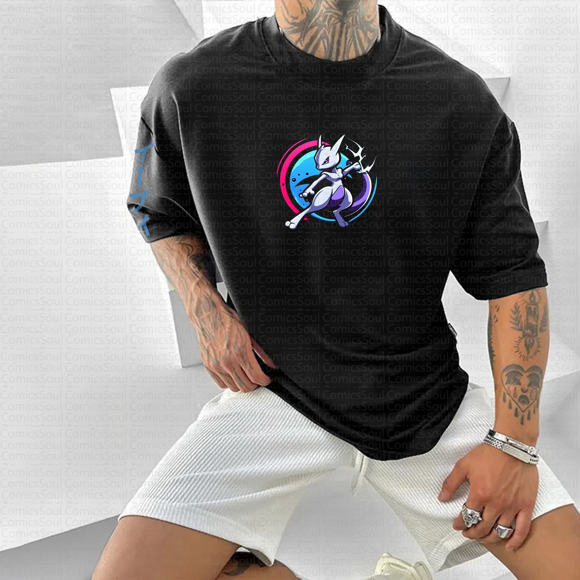 Unisex Anime Inspired Vintage T-Shirt丨Pokémon