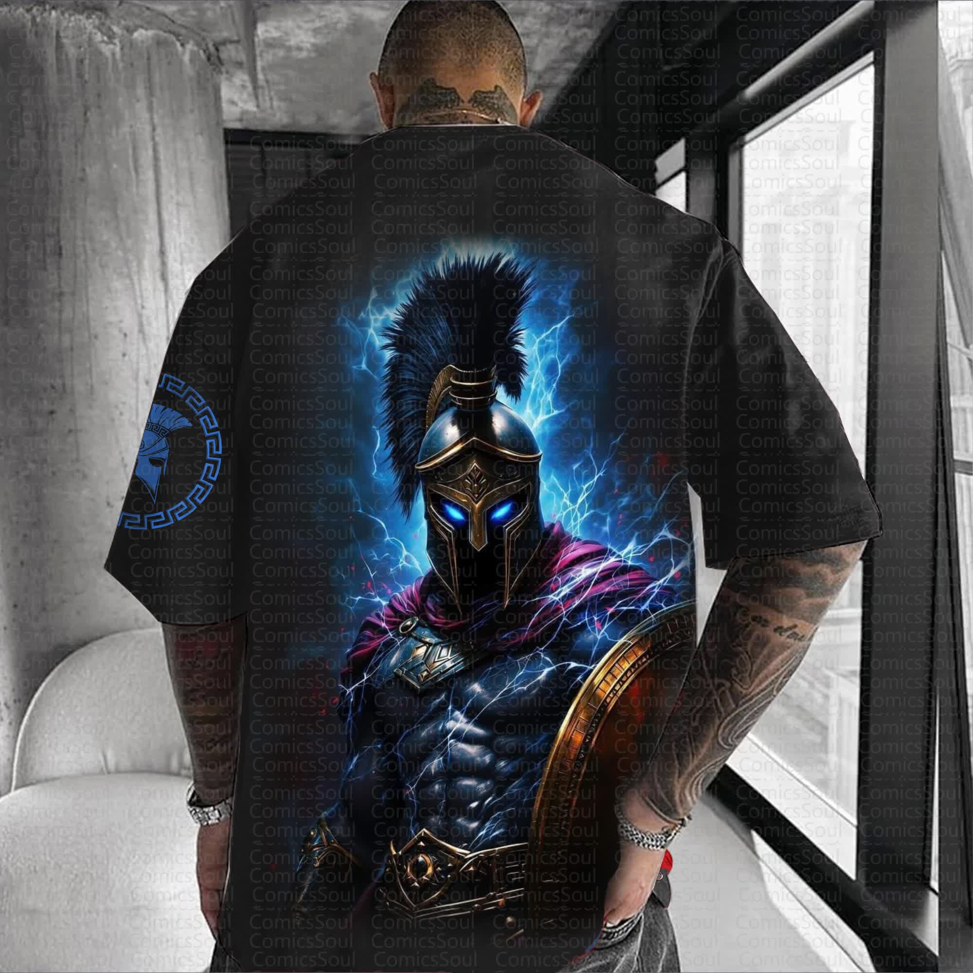 Unisex Anime Inspired Vintage T-Shirt | Spartan